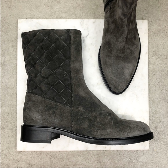 aquatalia linda leather combat boot